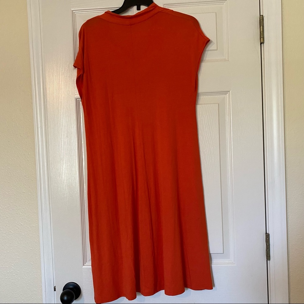 EILLEN FISHER , SIZE MEDIUM. ORANGE COLOR - Picture 3 of 6